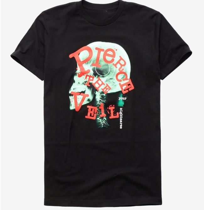 

Pierce The Veil Skull X-Ray Black Size S to 234XL Tee Shirt HE1088 Unisex T-Shirt XXL