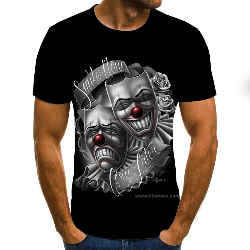 

Животное 3D Цифровой Персонализированный Принт Повседневная Модная Футболка с Круглым Вырезом и Коротким Рукавом 6xl