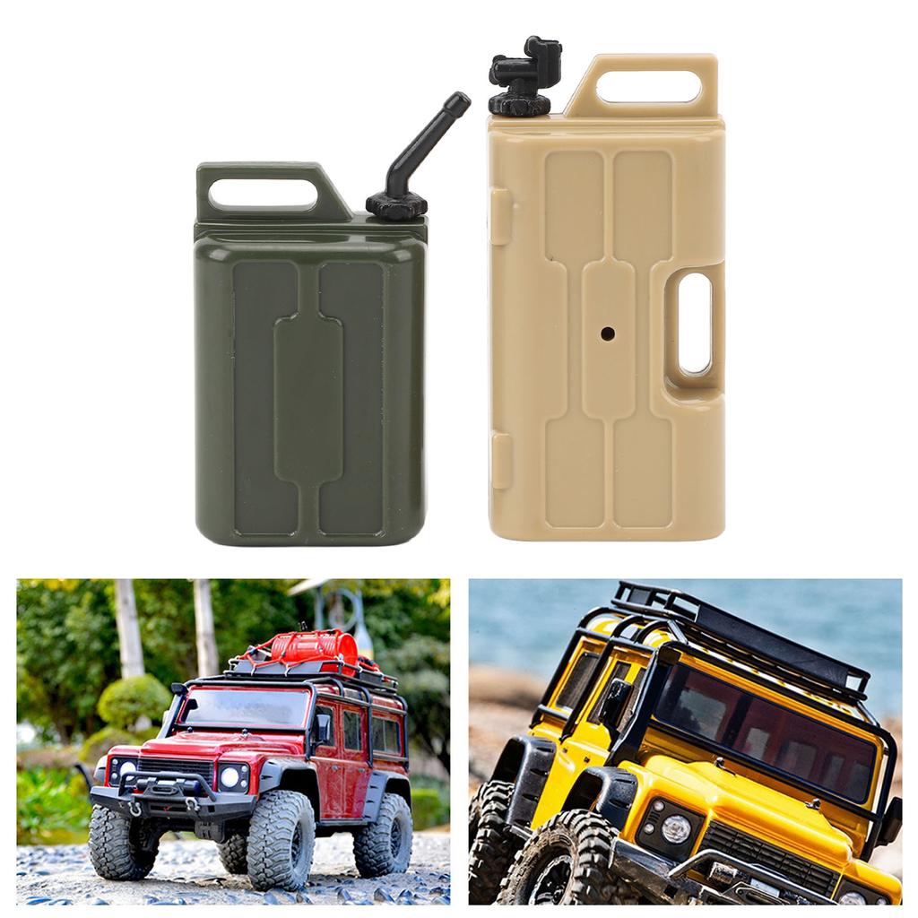 1Celsius10 Scale Simulation Gas Fuel   Can Set Plastic   Fuel   and   Gas Can for SCX10 1Celsius10 RC Crawlers