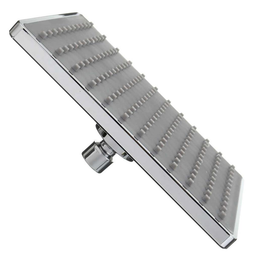 8 Inch Square Shower Head ABS Plastic Single Spray Touch Clean Easy To Install Luxury Rainfall Shower SPA Bathroom Accessories