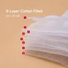 Kitchen Towels Cotton Dishcloth Super Absorbent Non-stick Oil Reusable Cleaning Cloth Daily Dish Towels Household Scouring Rags