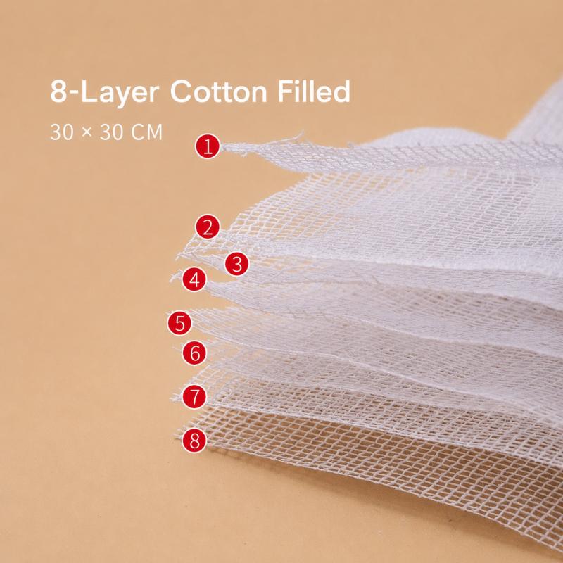 Kitchen Towels Cotton Dishcloth Super Absorbent Non-stick Oil Reusable Cleaning Cloth Daily Dish Towels Household Scouring Rags