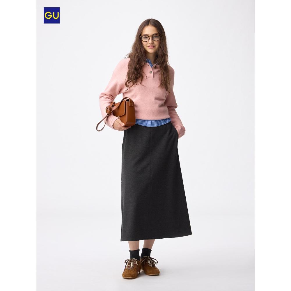 Uniqlo Gu Brushed Flare Skirt
