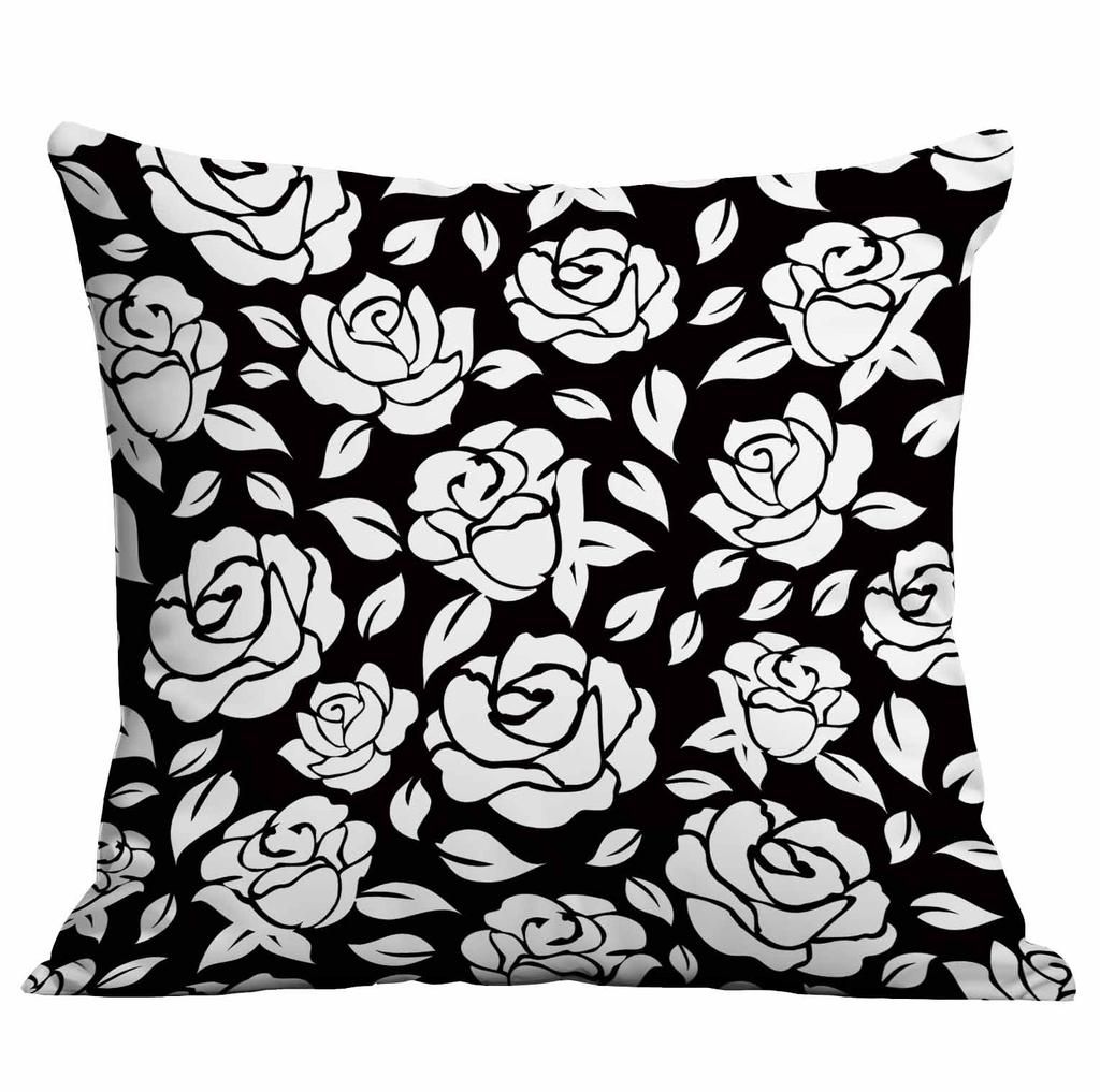 Simple Plant and Flower Pillowcase Home Cushion Pillowcase Decoration