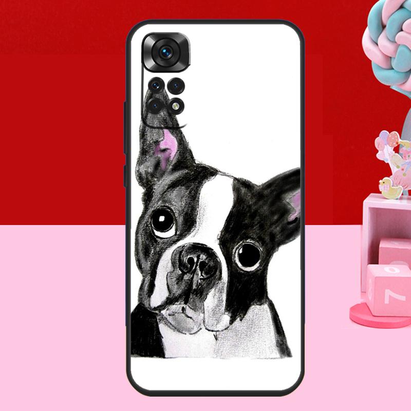 Boston Terrier Dog Case For Xiaomi Redmi Note 14 13 12 11 10 15 Pro Plus Redmi 15 C 13C 10C 12C 14C Soft Cover