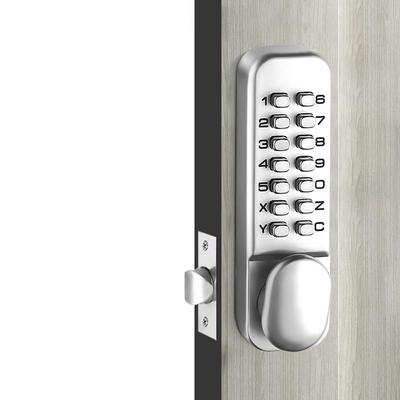 HAMILO Digital Door Lock, Keyless Lock, 4-7 Digit PIN, Compatible Door Thickness 30-60mm, Warehouse Anti-theft, Waterproof, Battery-free