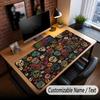 Celebration Theme Custom Mouse Pad Personalized With Name Text Customized Desk Mat For Office Home Decor