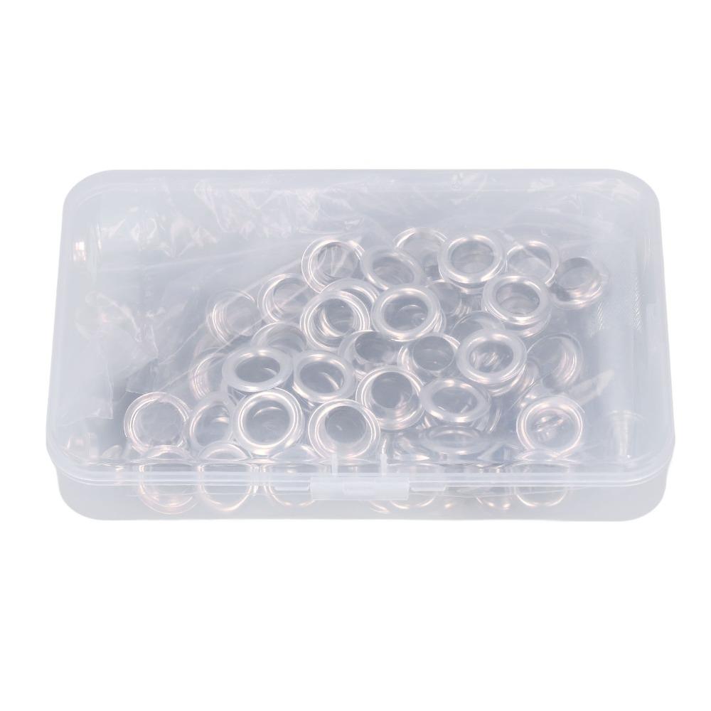 100 Sets Stainless Steel Grommet Tool Kit Inner Diameter 12MM Canvas Grommet Kit For Pool Covering