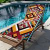 Fashion Ethnic F-Frame Towel Large Quick-Drying Microfiber soft Beach Towel for Travel Fitness Sauna Bathing Camping