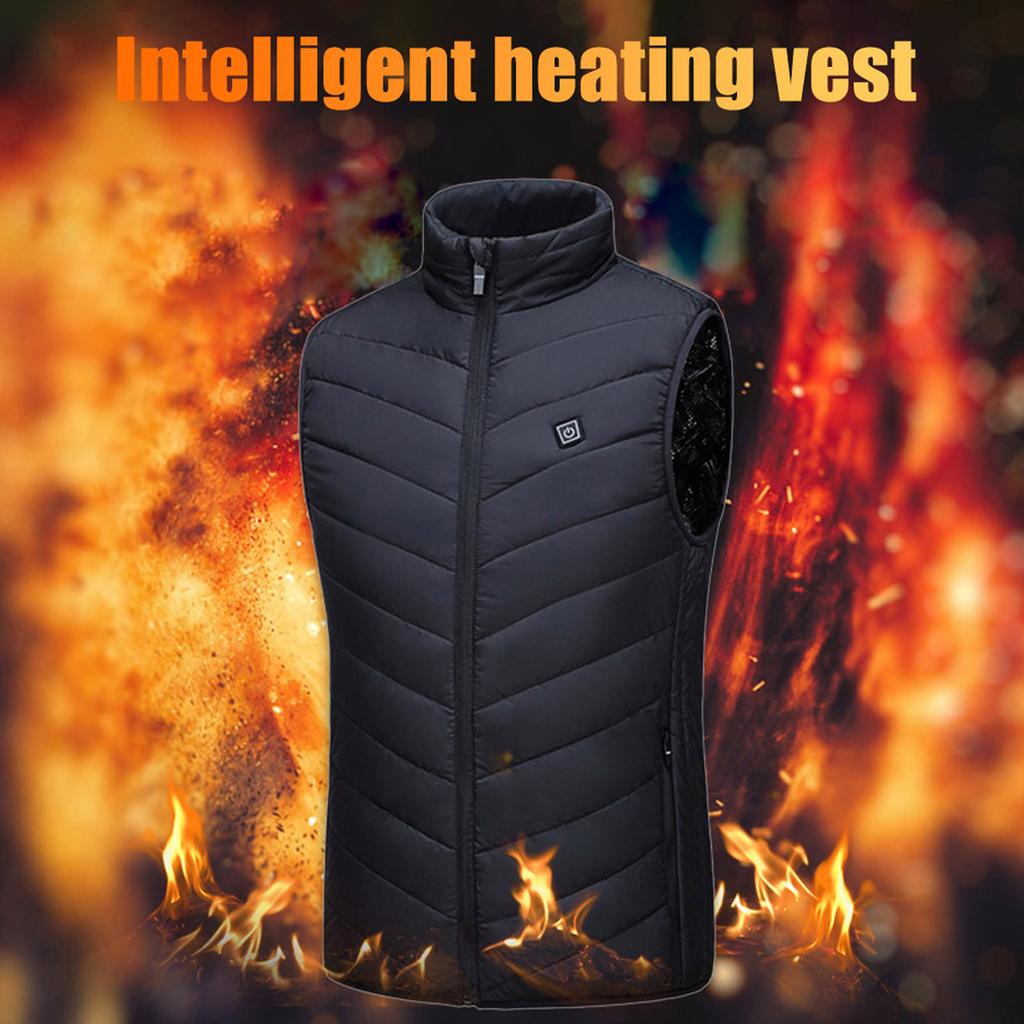 Outdoor Warm Clothing Heated For Riding Skiing Fishing Charging Via Heated Coat