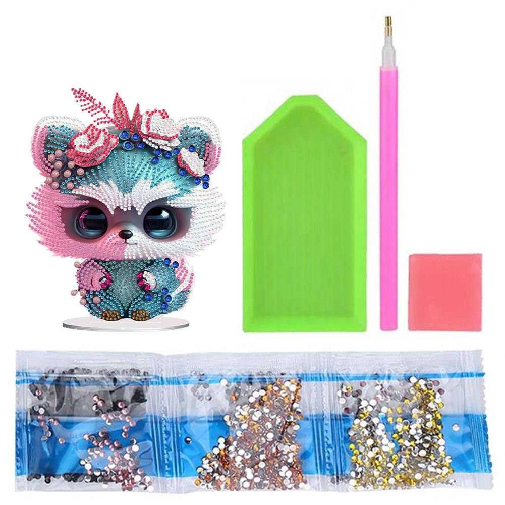 Diamond Painting Tabletop Ornaments Kit Lion Desktop Diamond Art Kits Diamond Painting Desktop Ornaments Kit for Adults Beginner