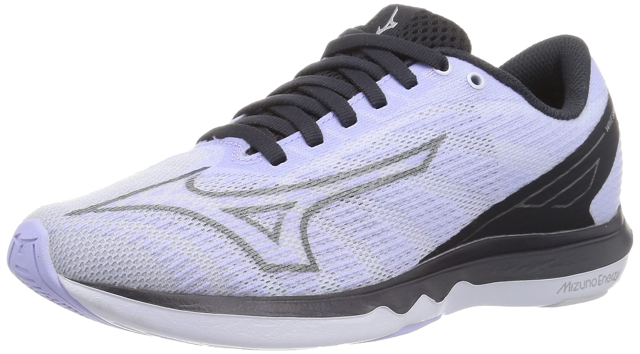 

Mizuno Wave Shadow 5 Running Shoes, Lightweight, for Jogging, Marathons, Sports, and Training, White/Gray/Black, Size 22.5 cm, 2E