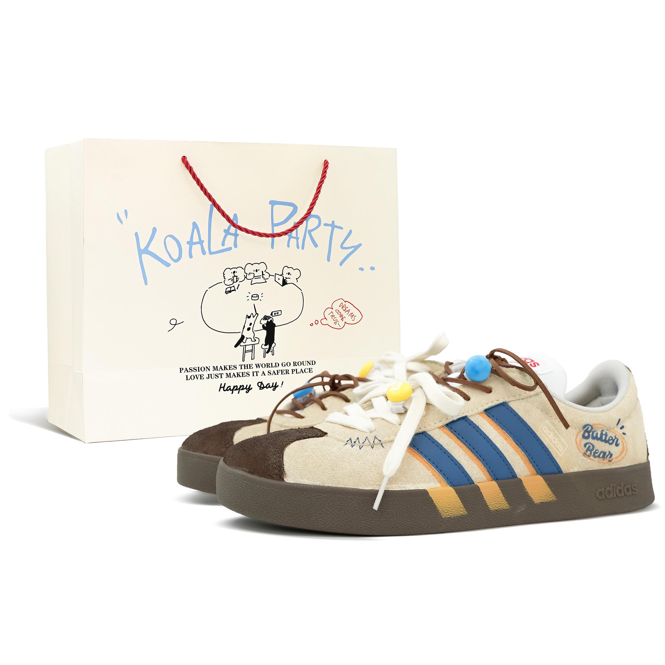 

Adidas Vl Court Classic German Army Trainers Unisex Beige Yellow JS3003(Team1714-S-BOX) 36⅔