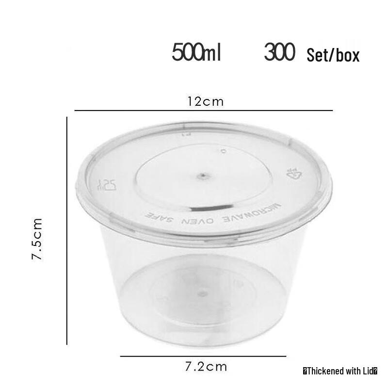 Einweg-Transparente Plastik-Lebensmittelbehälter mit Deckeln