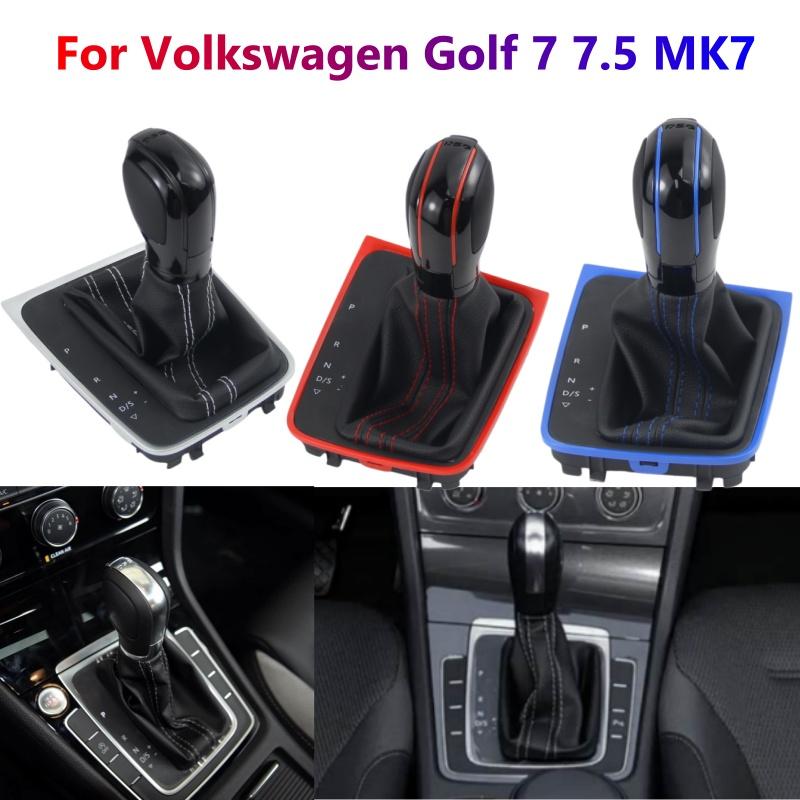 Automatic Transmision Gear Shift Gaiter Boot Cover Case Panel For Volkswagen VW Golf 7 MK7 7.5 DSG R GT