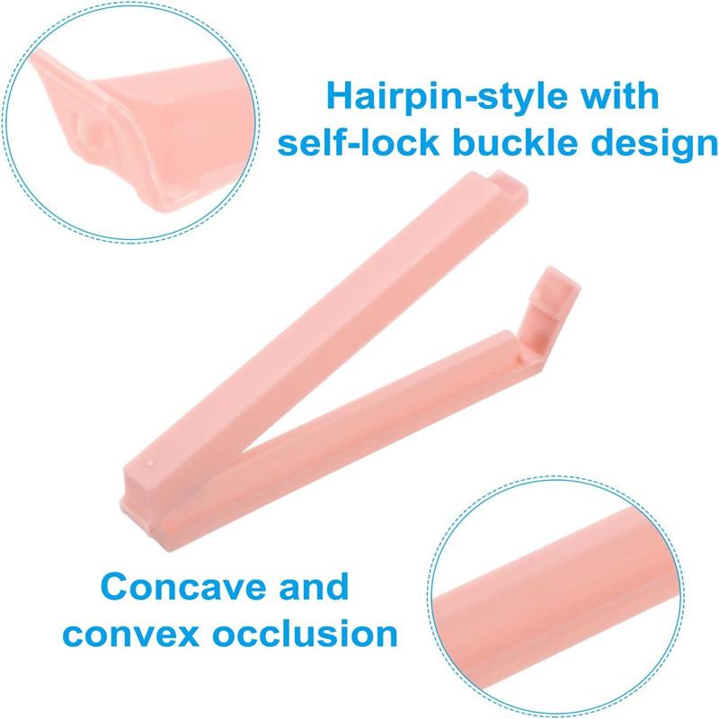 12/24/36 SZT Klipsy do Zamykania Torebek Plastikowych Torebka na Przekąski Plastikowe Przenośne Przechowywanie Kuchenne Elastyczna Klamra Klamra do Torebek