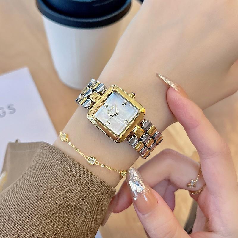 Simple Style Temperament Personality Trend Casual Women'S Watch Fashion Women'S Watch Steel Belt