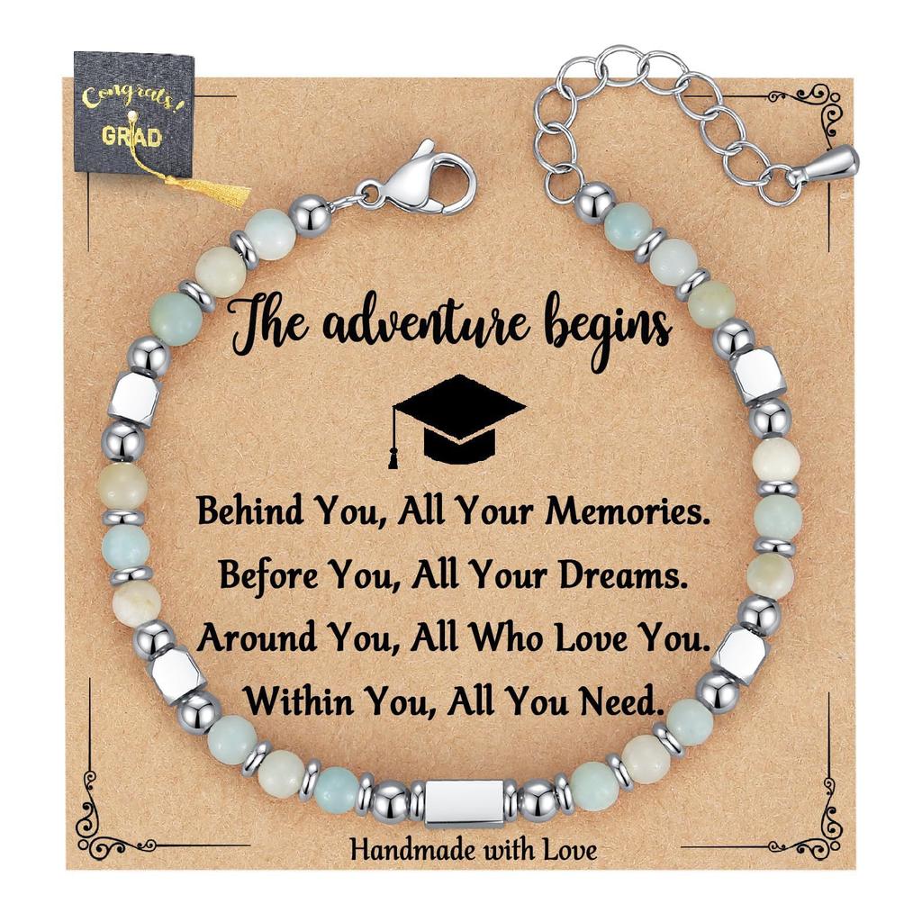 JYL TS Bracelet Letter Heart  Set Stackable Friendship & Personalized Luck