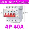 Delixi 220V Miniature Air Switch Circuit Breaker 2P with Leakage Protection, 1P+N, 3P, 4P.