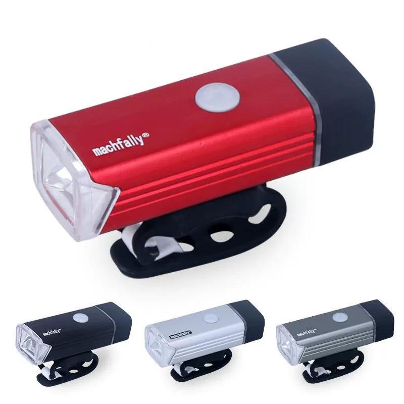 USB Rechargeable Aluminum Alloy Bicycle Headlight for Mountain Bikes