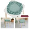 Stool Covers 1-Pack Elastic Square Chair Slipcover Removable Washable Dust Protector Dressing Stool Ottoman Bench Seat Cover