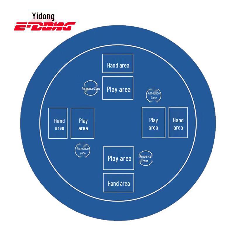 

Yidong Round Game Tablecloth for Poker and Mahjong 80X80CM