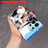 2DFlat Samsung phone case Blue-Eyed Cat Driving Race Car Applicable to Galaxy S22 S23 S24 S25ULTRA S26 A12 A13 A14 A15 A16
