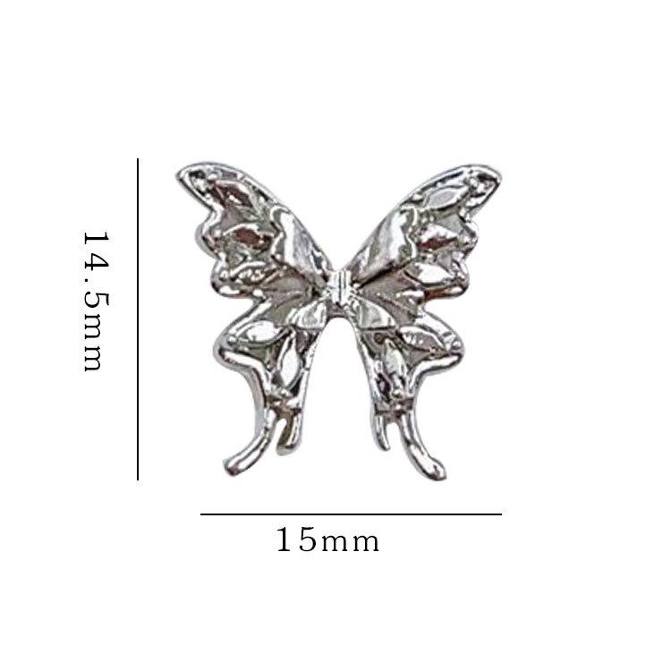 2025 Fashion 3D Butterfly Wing Nail Art Accessories for Women
