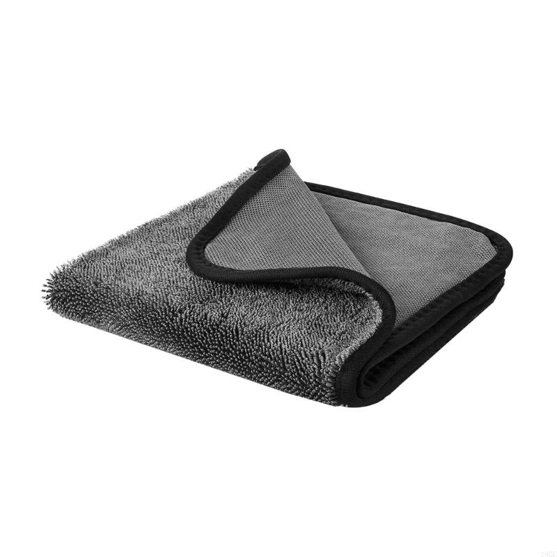 28GC Microfiber Drying Cloth Automotive Cleaning Cloth Plush Car Drying Towel Easy to Use for Car & Motorcycle Maintenance