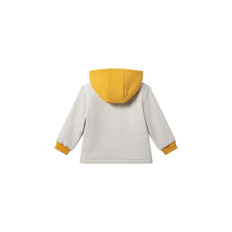 YEEHOO Infant Boys' Quilted Corduroy Hooded Jacket