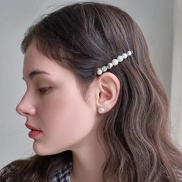 Pearl Ball Crystal Smart Pin LFSL0083
