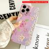 2DFlat Pastel Flower Oil Painting Phone Case All Inclusive Film Hard iPhone Case, Compatible with iPhone 18 Pro Max 17 16 15 14 13 12 11