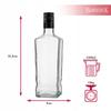 5x JACK WALKER Bottle 1000ml + CAP for MOONLIGHT WHISKY RUM ALCOHOL 1 L