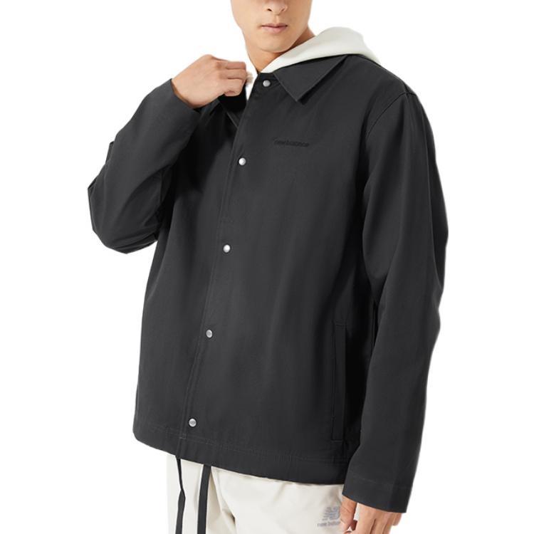 New Balance Athletics Nature State Coach Jacket Asia Sizing 'Black' Men's AMJ23552-PHM