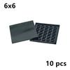 DO IT YOURSELF Ceramic Tile Construction Bricks MOC Smooth Figures Blocks 4x4 6x6 8x8 8x16 7x7 Works With 10202 1751 Learning Creativity Playthings