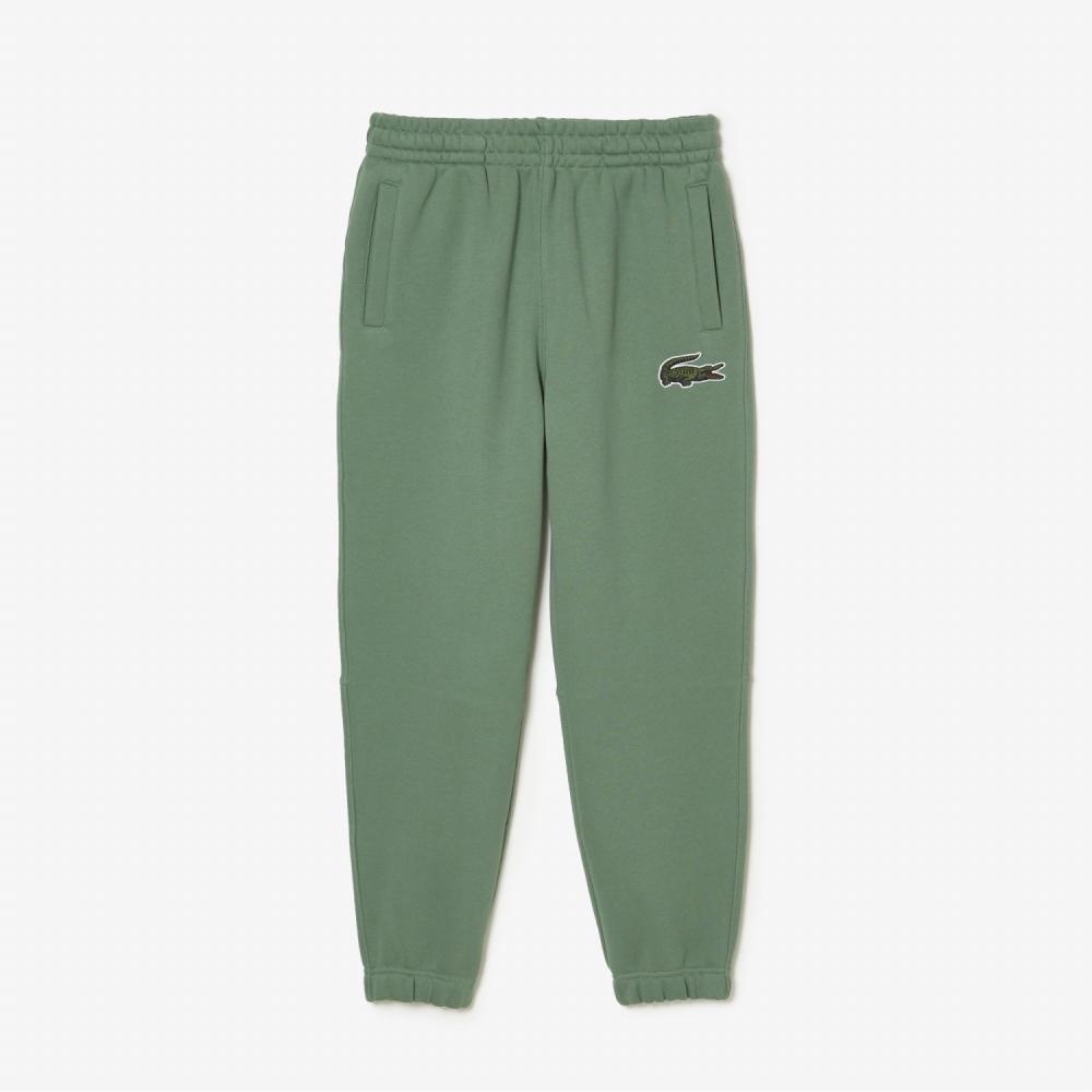 

LACOSTE Common Флисовые спортивные штаны из органического хлопка цвета хаки