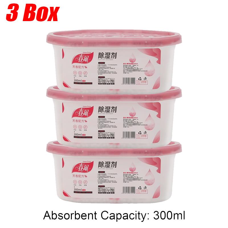 Wardrobe Moisture Absorber Reusable Moisture-proof Dehumidification Box or Wardrobe Closet Laundry Rooms Household Desiccant
