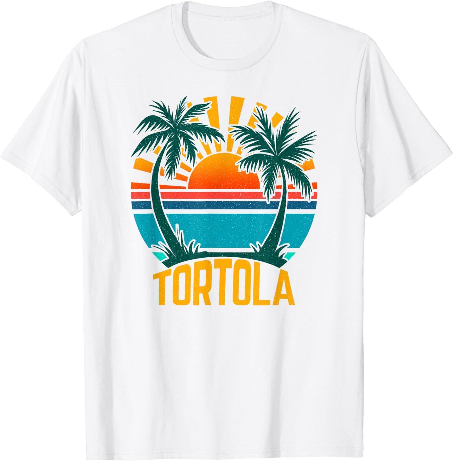 

NEW LIMITED Tortola, British Virgin Islands Sunset Beach T-Shirt Mens Womens Tees Top Tops Tee 3XL