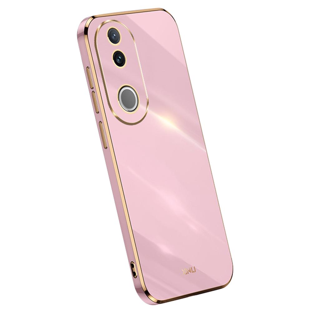 XINLI For vivo V50 5G Case TPU Phone Cover with Electroplating Frame