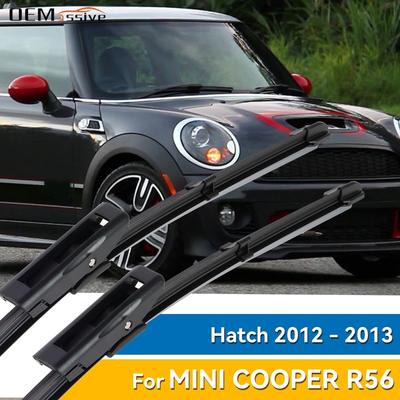 Paar Voorruitwisserbladen Voor Mini Cooper R56 Hatch 2012-2013 Voorruit Schoonmaken Raam 19"+18" 2012 2013 Regen Borstels