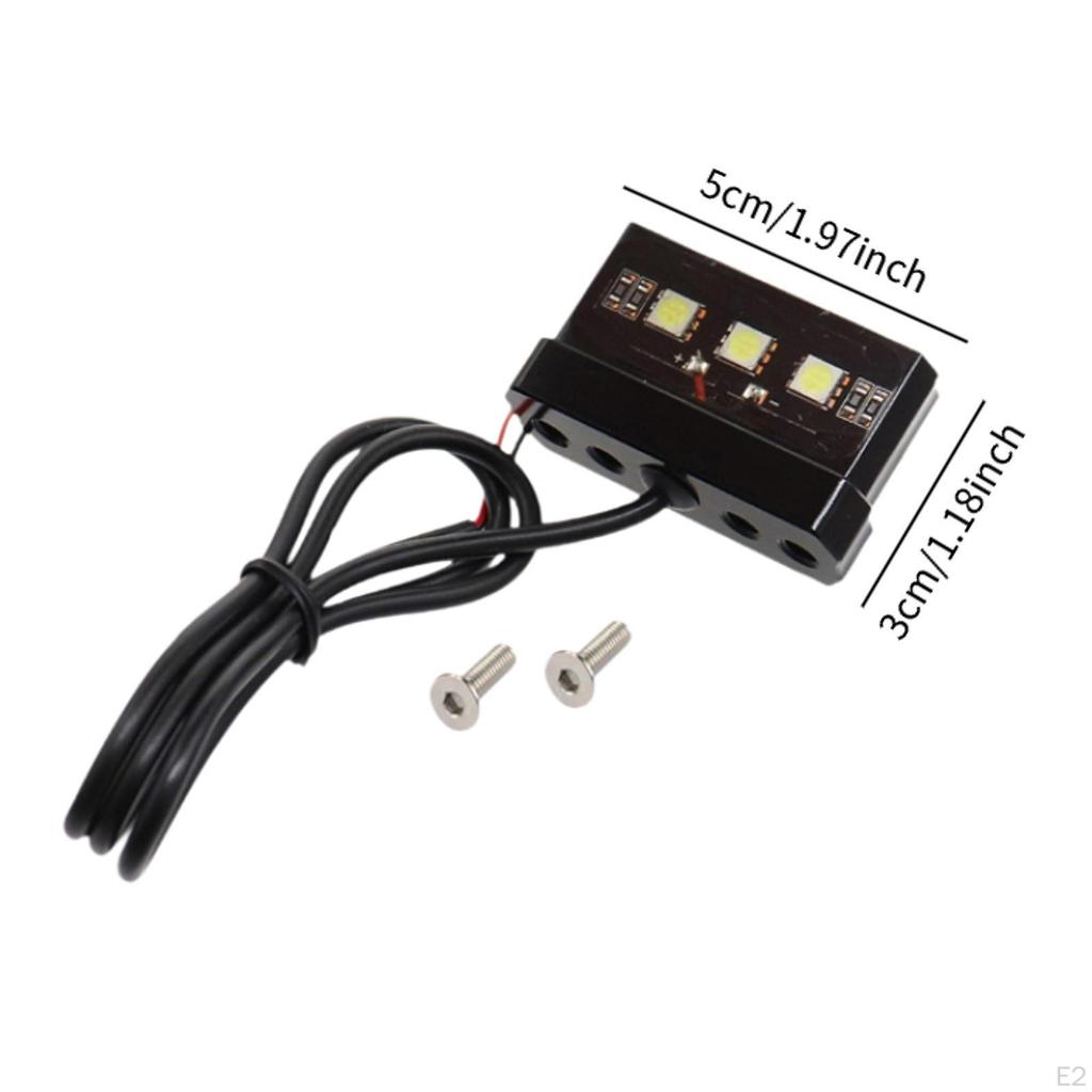 License Plate Light LED Brake Accessory Compact Lightweight Waterproof Sturdy Replacement