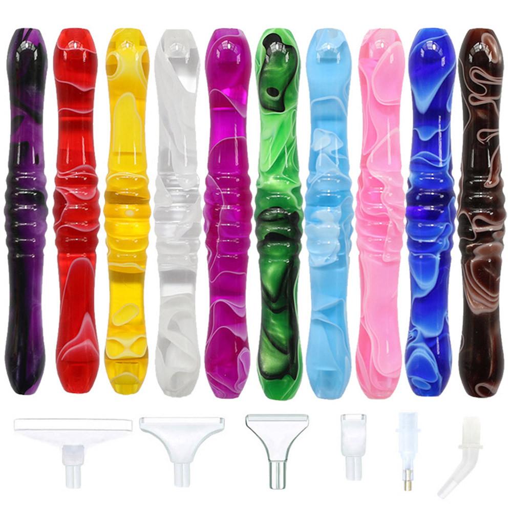 

5D Смола Алмазная картина Ручка Сверло Ручки Вышивка крестом DIY Craft Nail Art Аксессуары для алмазной живописи 1set