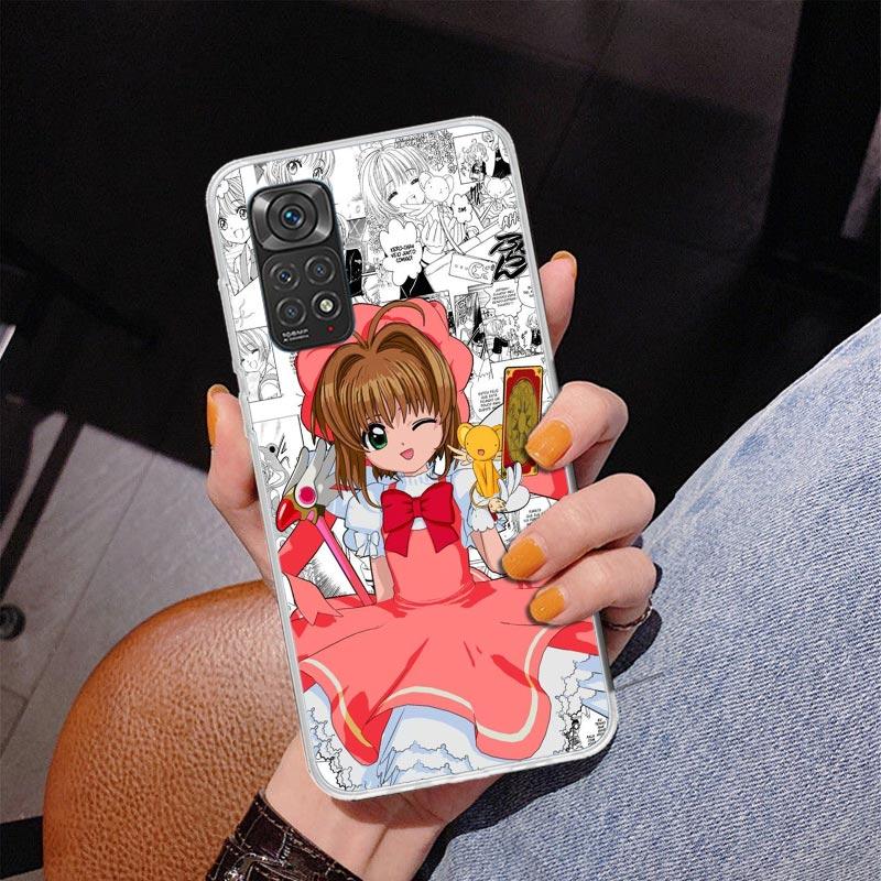 CardCaptor Sakura Anime Phone Case For Xiaomi Redmi Note 15 14 13 12S 12 11 Pro Plus 14S 11S 11E 10 10S 11T 5G Personalized Cove