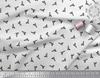 Soimoi Rayon Fabric Dot & Weapon Print Fabric by the Yard 42 Inch Wide