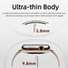 Fitness Tracker Smart Watch for Women Men,Ultra Thin Smart Bracelet 2.8mm Metal Strap, Slim Activity Tracker with Heart Rate, SpO2, Sleep Tracking