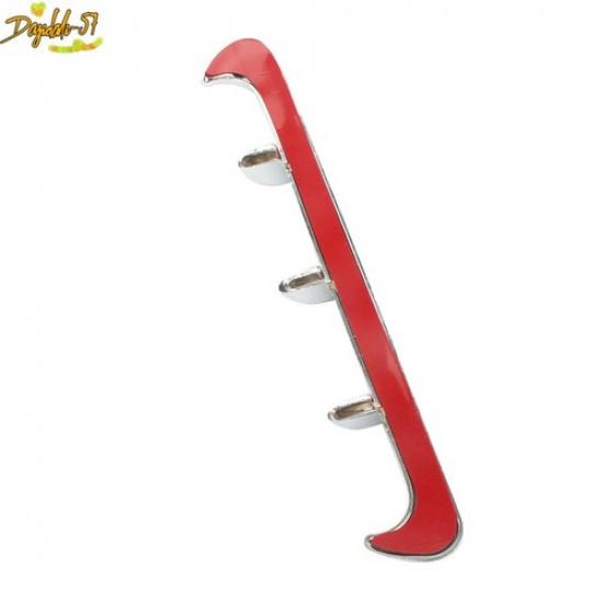 Motorcycle Chrome Front Fairing Scoop Trim For Honda Goldwing GL1800 2001-2011