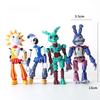 4 Stück/Set Fnaf Five Nights At Freddy'S Actionfiguren Gelenkige Bewegliche Figuren Spielzeug PVC Sammlerpuppen Spielzeug