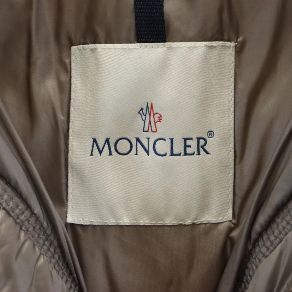 Moncler Made In Hungary Down Jacket Grege TEMPLEZ GIUBBOTTO with Mink Fur Women Used