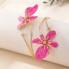Stylish and sexy floral open-face bracelet perfect for everyday wear holidays and parties; adjustable bracelet