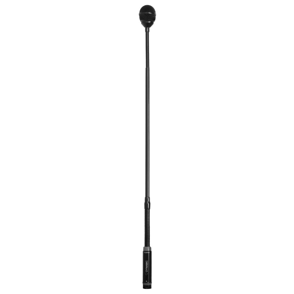 Superlux Gooseneck Dynamic Microphone, 60cm Type, Black, PRA618L
